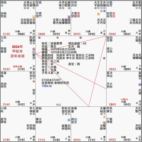 紫微斗数 2024|2024年，甲辰年，紫微斗數流年運勢分析，詳細介。